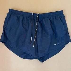 Navy Blue Nike Running Tempo Shorts